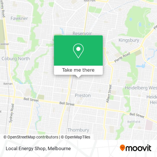 Local Energy Shop map