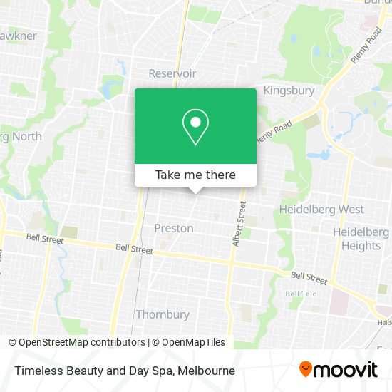 Timeless Beauty and Day Spa map