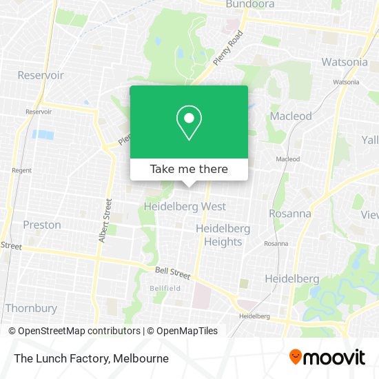 The Lunch Factory map
