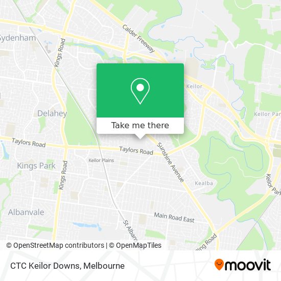 CTC Keilor Downs map