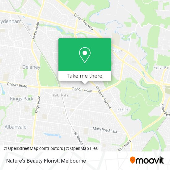 Nature's Beauty Florist map