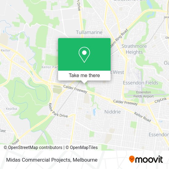 Midas Commercial Projects map