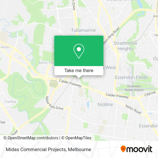 Midas Commercial Projects map