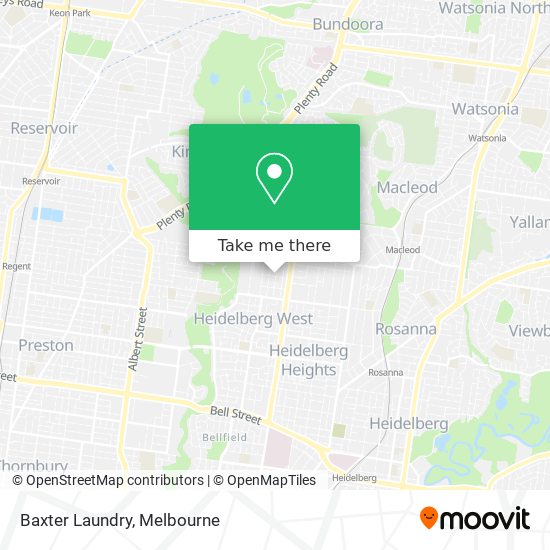 Baxter Laundry map