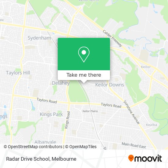 Radar Drive School map