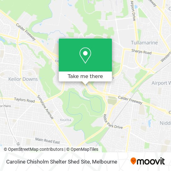 Mapa Caroline Chisholm Shelter Shed Site