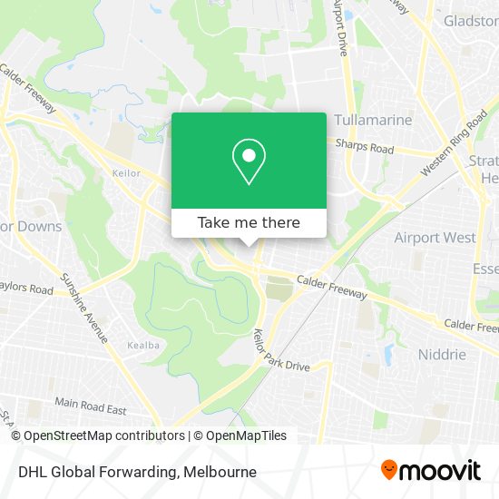 DHL Global Forwarding map