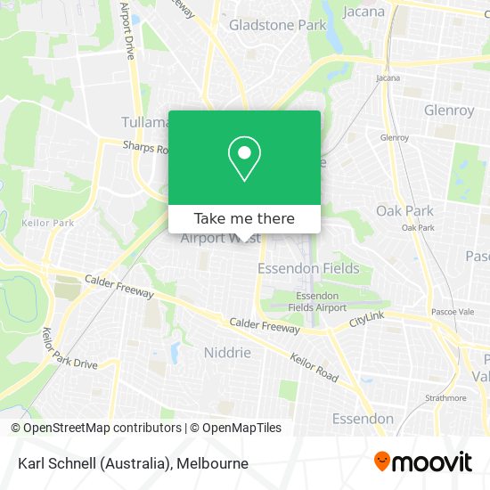 Karl Schnell (Australia) map