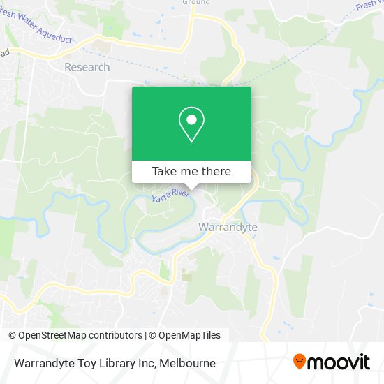Warrandyte Toy Library Inc map
