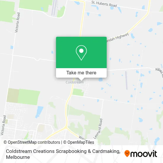 Mapa Coldstream Creations Scrapbooking & Cardmaking