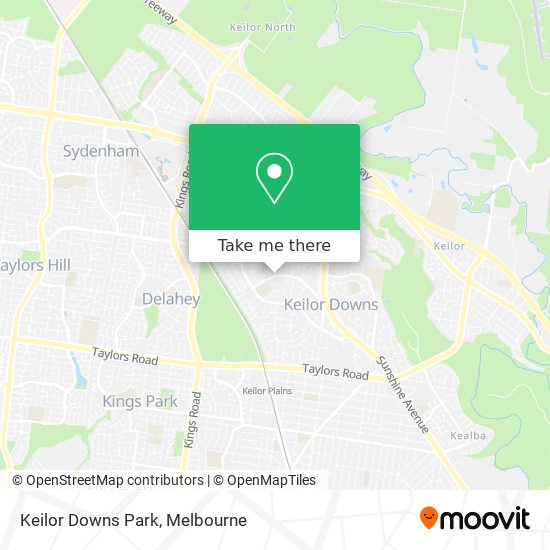 Keilor Downs Park map