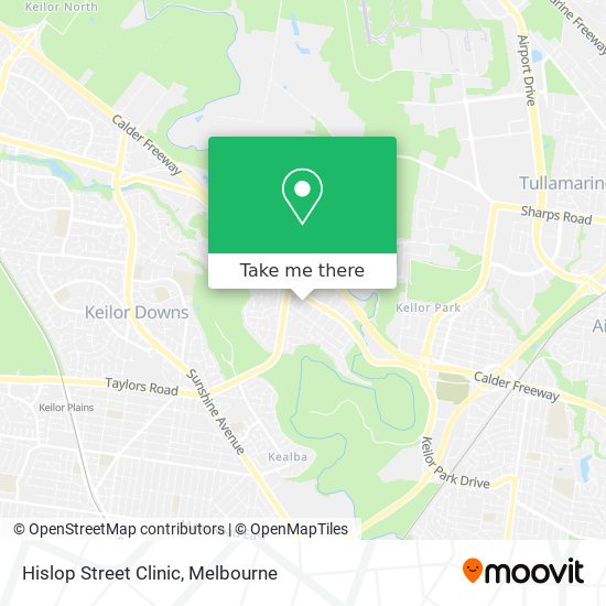 Hislop Street Clinic map