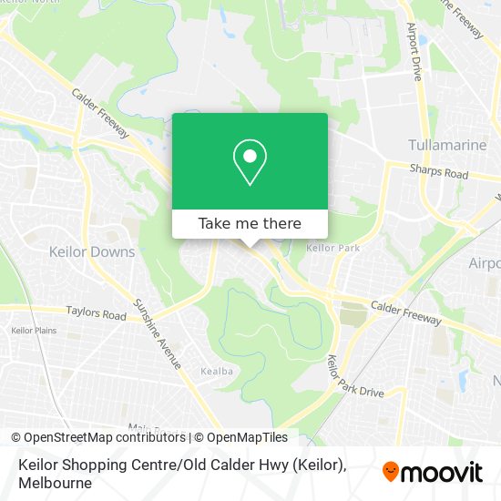 Mapa Keilor Shopping Centre / Old Calder Hwy