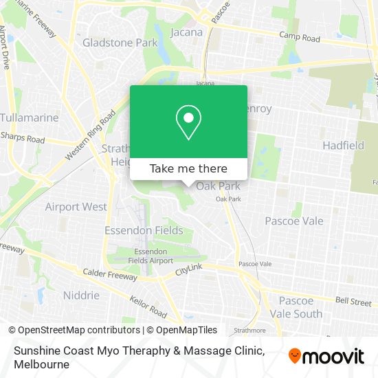Mapa Sunshine Coast Myo Theraphy & Massage Clinic