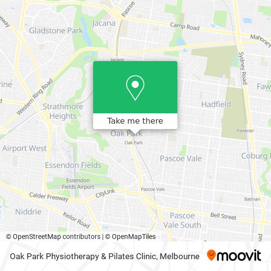 Oak Park Physiotherapy & Pilates Clinic map