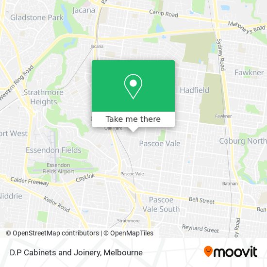 D.P Cabinets and Joinery map