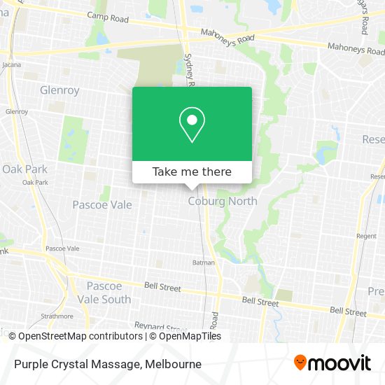 Purple Crystal Massage map
