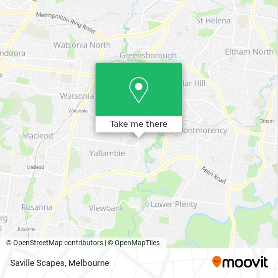 Saville Scapes map