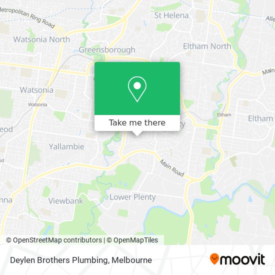 Deylen Brothers Plumbing map