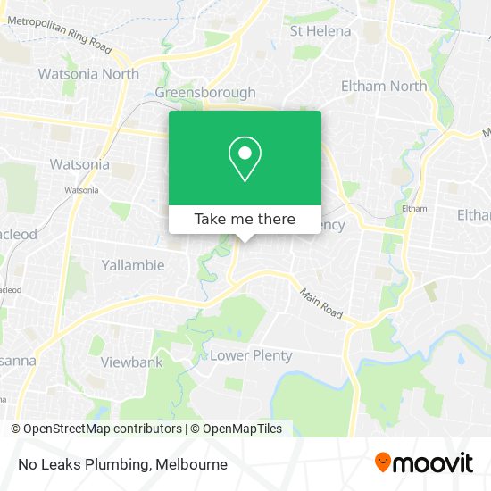 No Leaks Plumbing map