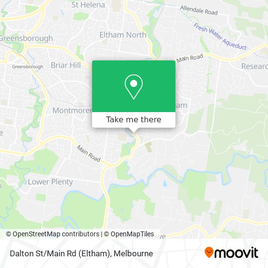 Dalton St/Main Rd (Eltham) map