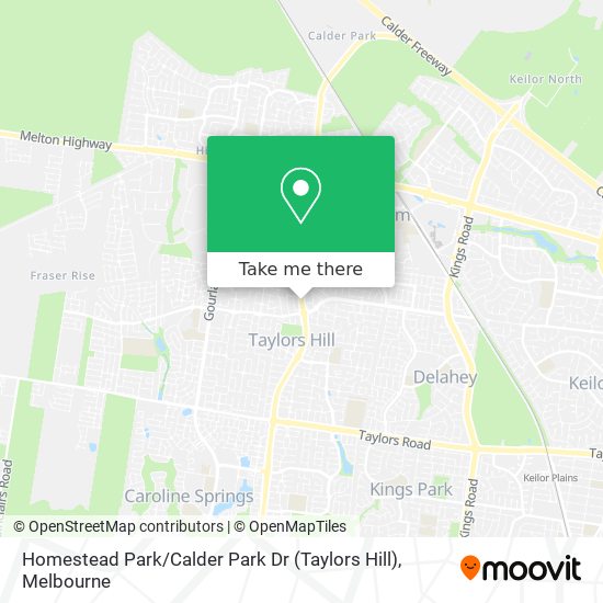 Homestead Park / Calder Park Dr (Taylors Hill) map