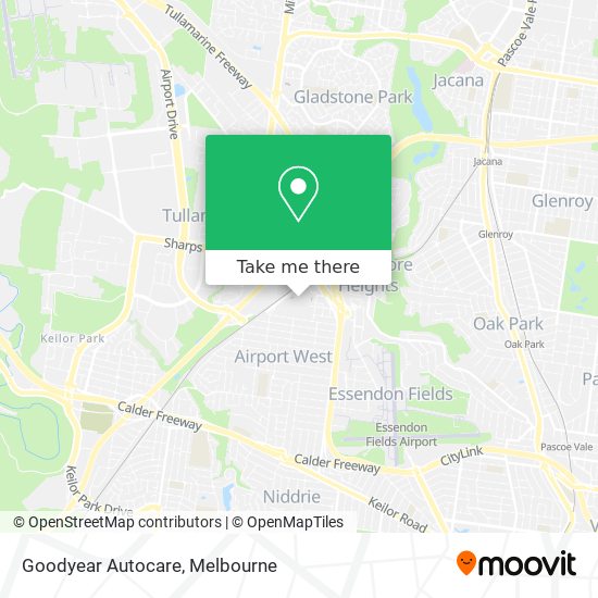 Goodyear Autocare map