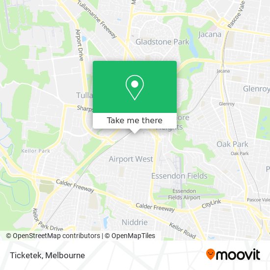 Ticketek map