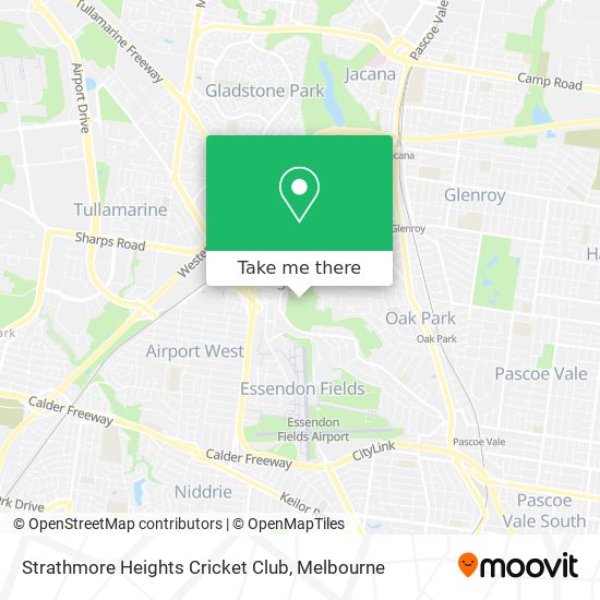 Strathmore Heights Cricket Club map