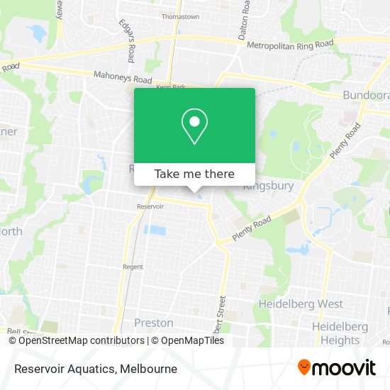 Reservoir Aquatics map