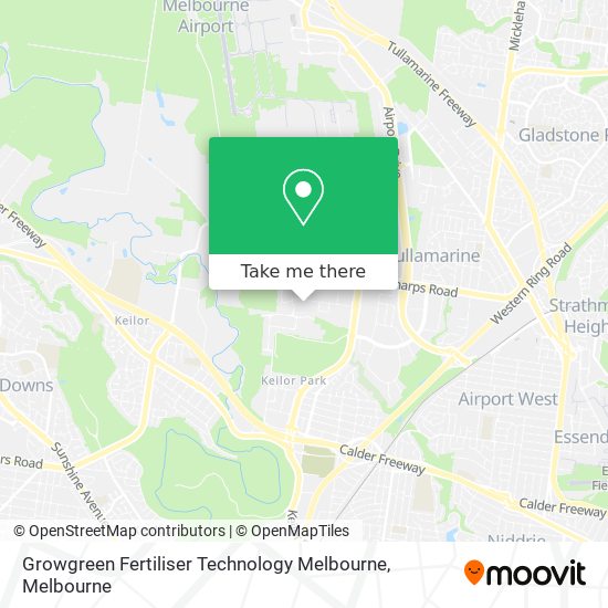 Growgreen Fertiliser Technology Melbourne map