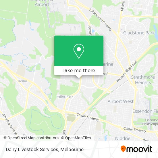 Dairy Livestock Services map