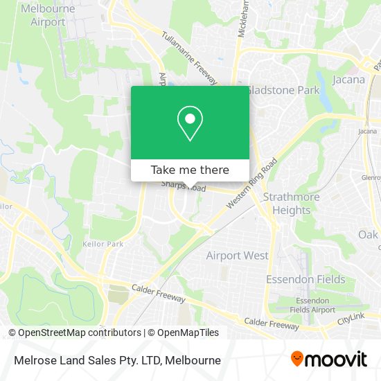 Melrose Land Sales Pty. LTD map