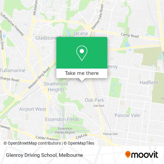 Glenroy Driving School map