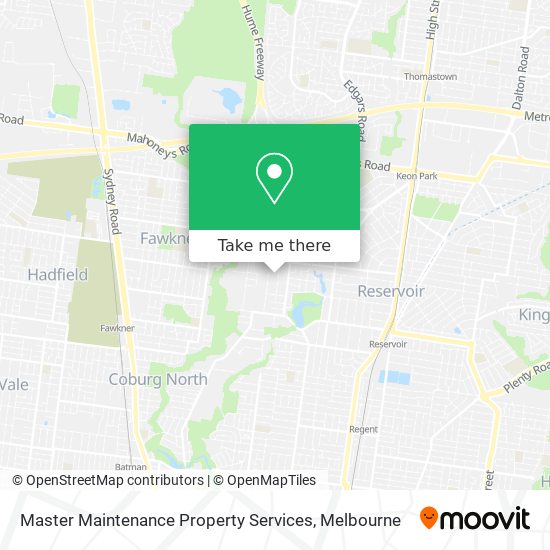 Master Maintenance Property Services map