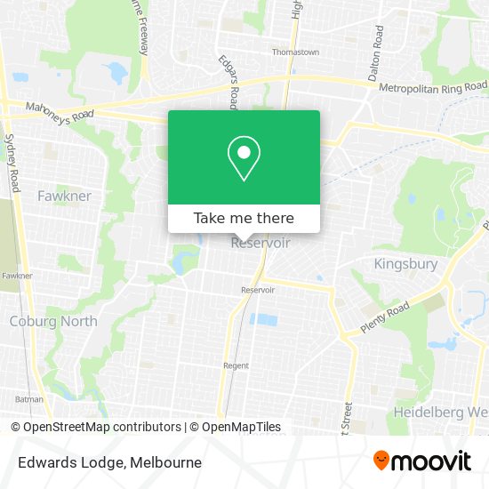 Edwards Lodge map
