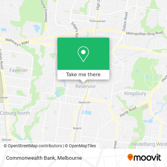 Commonwealth Bank map