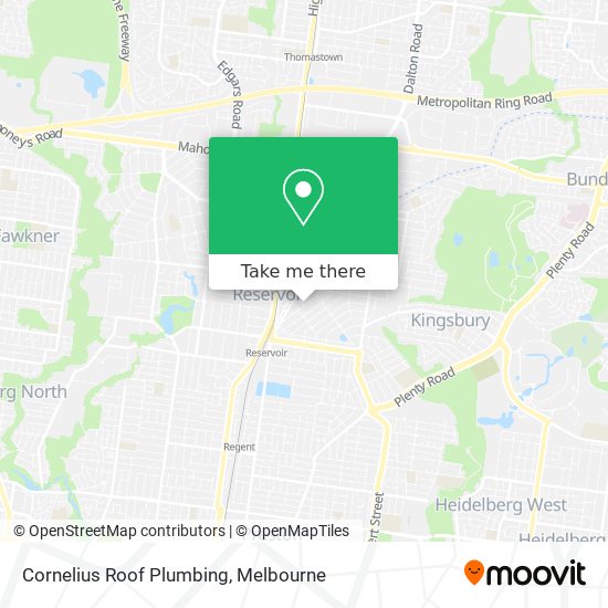 Cornelius Roof Plumbing map