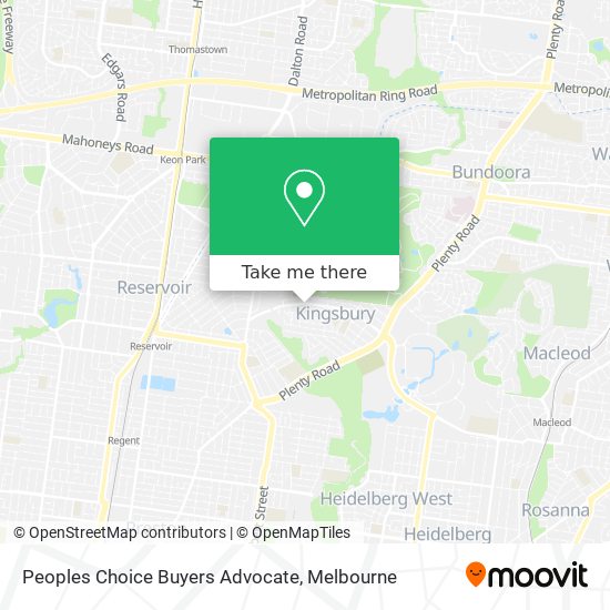 Peoples Choice Buyers Advocate map