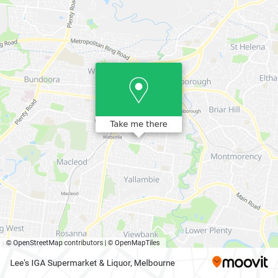 Lee's IGA Supermarket & Liquor map