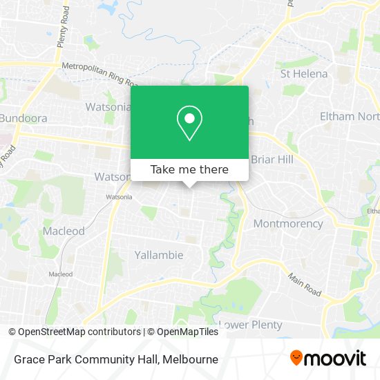 Grace Park Community Hall map