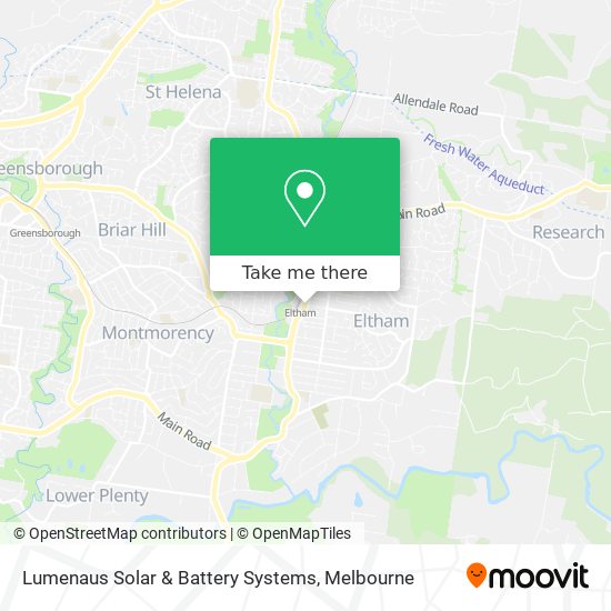 Lumenaus Solar & Battery Systems map