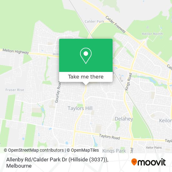 Allenby Rd / Calder Park Dr (Hillside (3037)) map