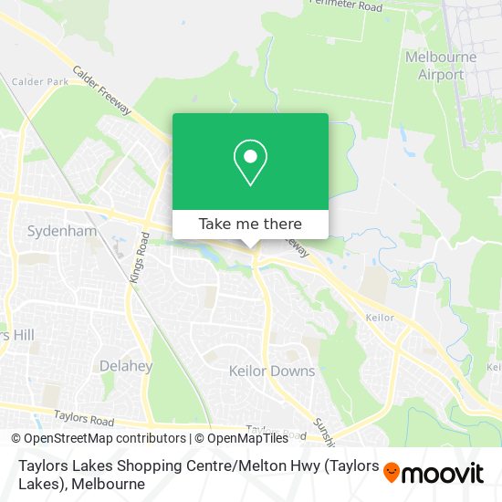 Taylors Lakes Shopping Centre / Melton Hwy map