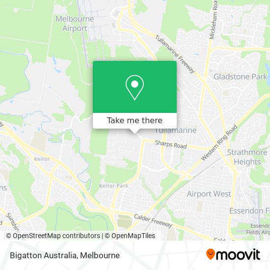 Bigatton Australia map