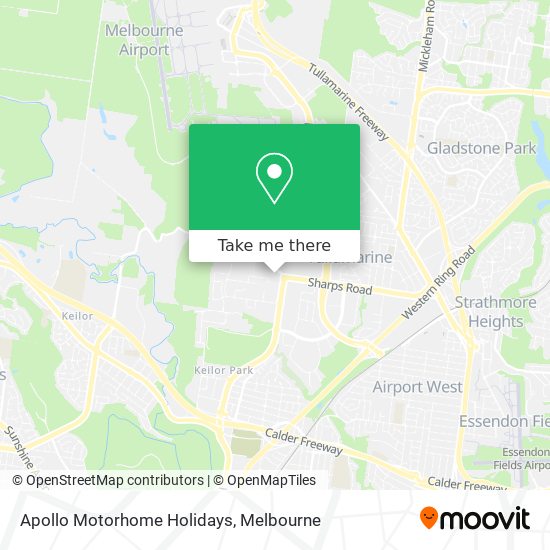 Apollo Motorhome Holidays map