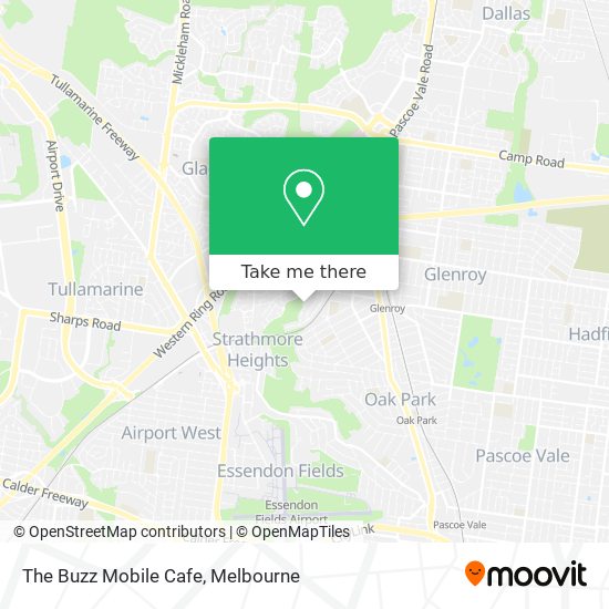 Mapa The Buzz Mobile Cafe