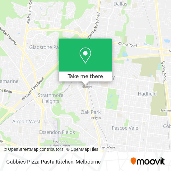 Gabbies Pizza Pasta Kitchen map