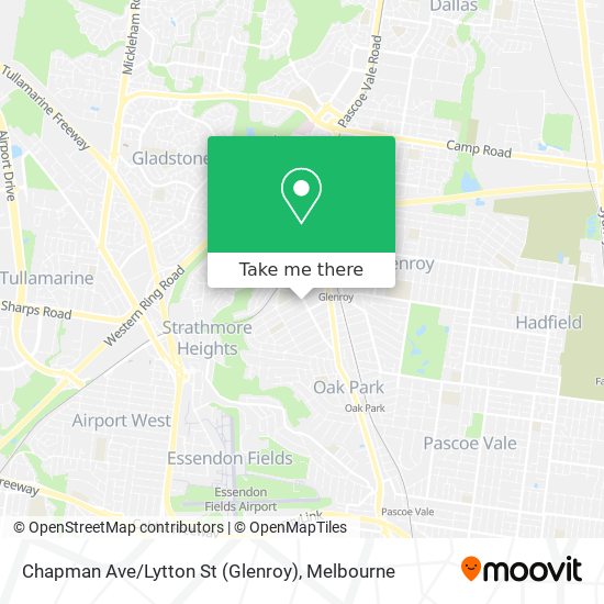 Chapman Ave / Lytton St (Glenroy) map