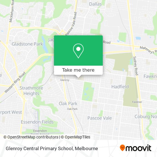 Glenroy Central Primary School map